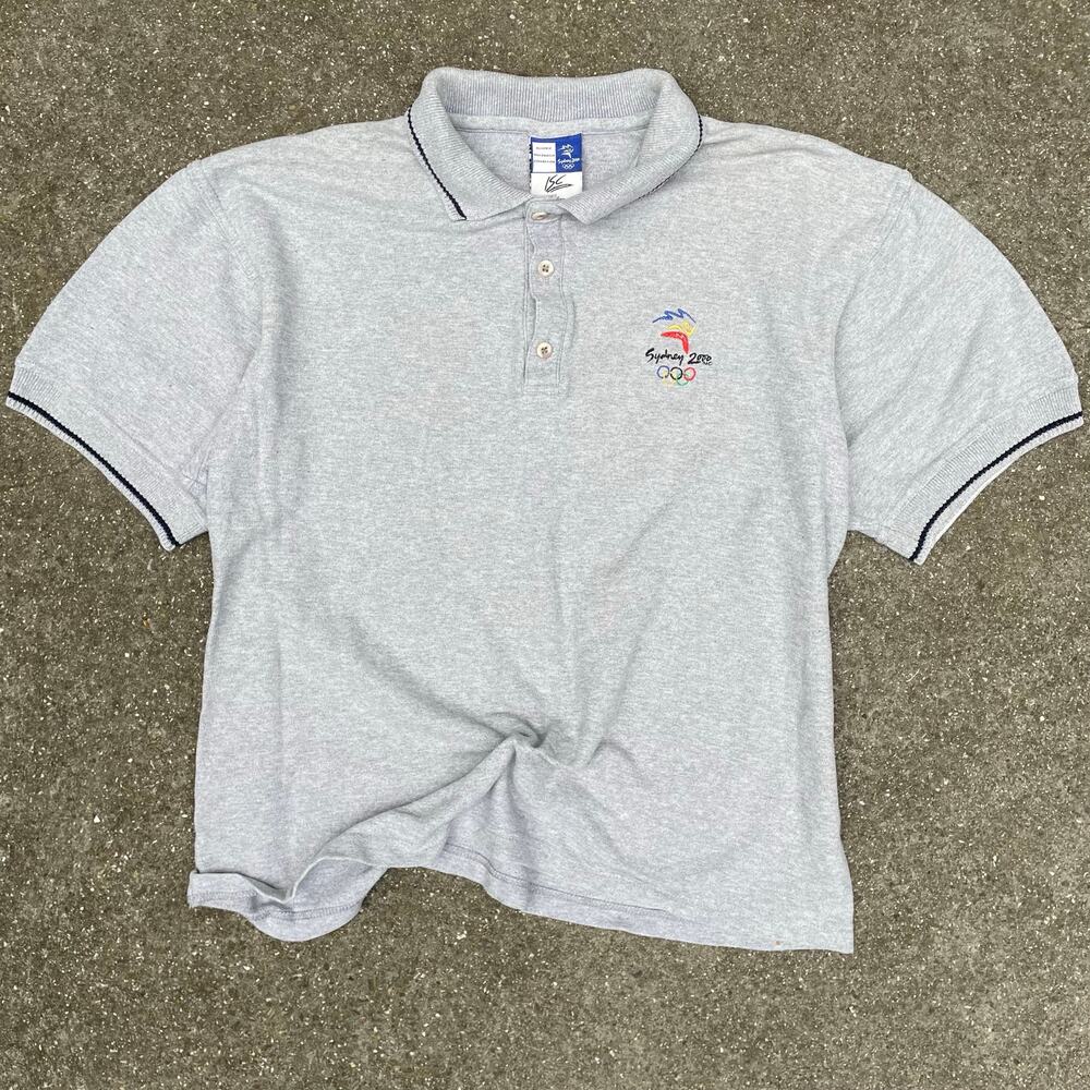 Sydney Olympics 2000 Polo Shirt Mens Large